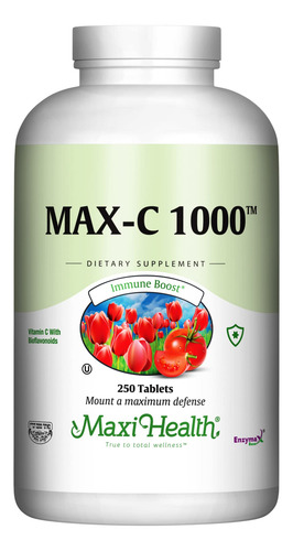 Maxi Health Vitamina C 1000 Mg Tabletas 250