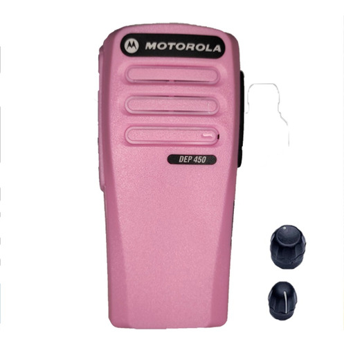 Carcasa Para Radio Motorola Dep450 - Rosado - Nuevo