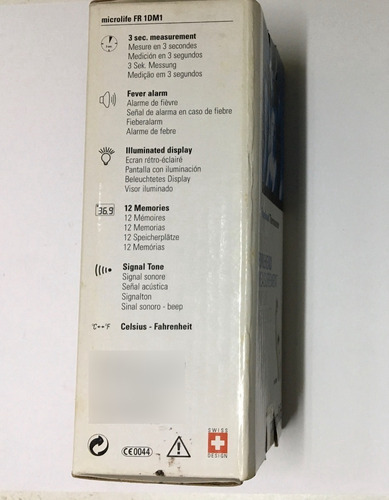 Termometro De Frente Contacto Pediatrico Microlife Fr1dm1 (Usado)