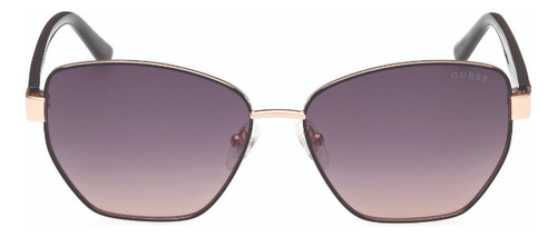 Lentes De Sol Negro Degradé Guess Gu0010205b