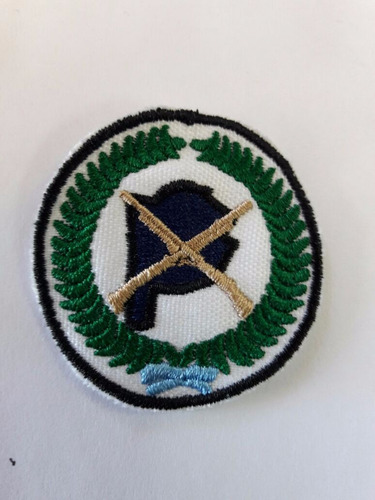 Escudo Parche De Gorro Policia Penitenciaria Nueva Camo Azul
