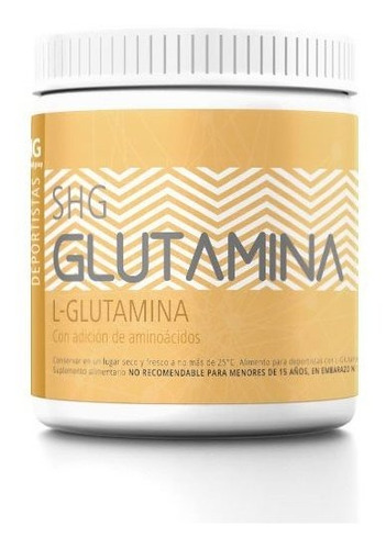 Glutamina 100% Pura 330gr  Shg Nutrition  Despacho Gratis .