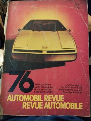 Anuario De Autos 1976 Automobil Revue Producción Mundial 