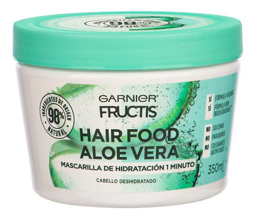 Tratamiento Hair Food Máscara De Hidratación Fructis Garnier