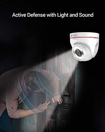 Imagen 6 de 10 de Camara Ip Domo Ezviz C4w Fullhd 1080p Wifi Audio Sirena Luz