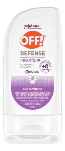 Repelente Off Defense Gel 100ml