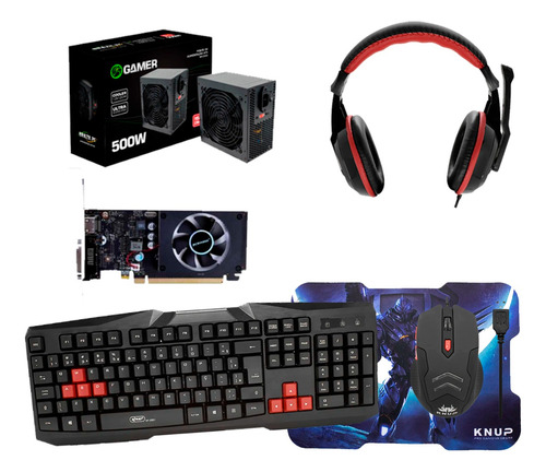 Computador Gamer I5 8°ger Ddr4 32gb Ssd1tb Monitor23 Vga 4gb