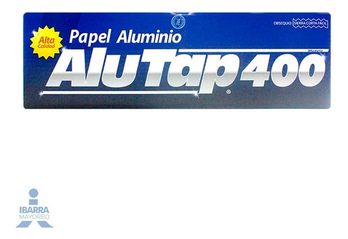 Papel Aluminio Marca Alu Tap 400 Calibre 18 Alta Calidad