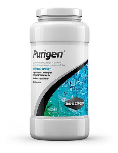 Filtrante Seachem Purigen 500 Ml -absorbente Premium