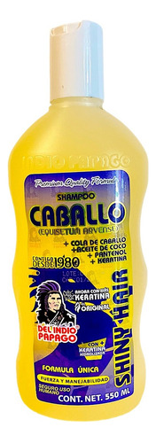 Shampoo De Caballo Coco Keratina Romero 550ml Shiny Hair