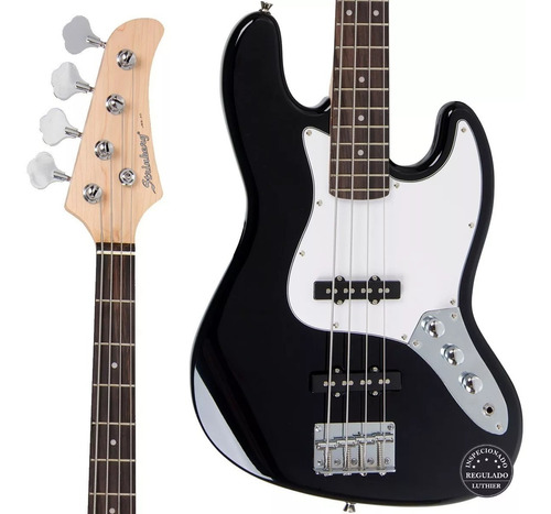 Contra Baixo 4 Cordas Jazz Bass Strinberg Jbs40 Preto