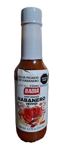 3 Pz Badia Salsa Picante De Habanero 155ml C/u