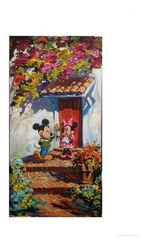 Pintura Diamantes 5d Minnie Y Mickey  30x 40cm Adulto-niño 4