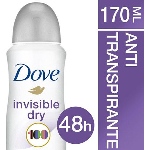 Antitranspirante Dove Invisible Dry Aerosol 100ml