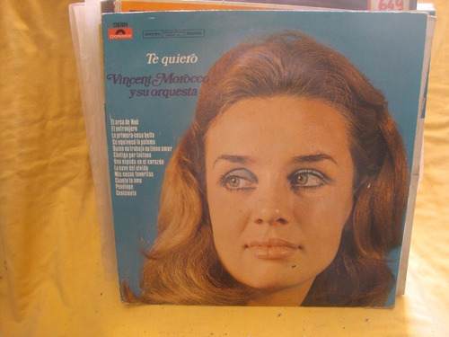 Vinilo Vincent Morocco Y Su Orquesta Te Quiero O1