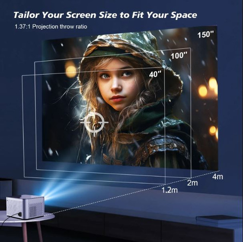 Proyector Hy350 Magcubic Android 11 Función Por Voz 4k Fdh