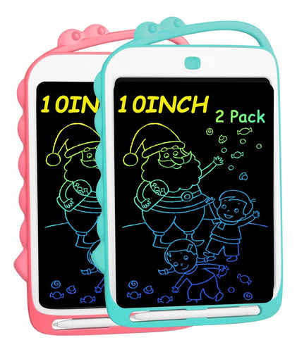 Paquete De 2 Tabletas De Escritura Lcd Para Niños, Tableta D
