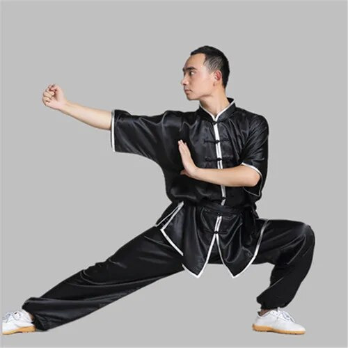 Shirt Pant Set Tang Tai Chi Shaolin Kung Fu Uniform Wushu