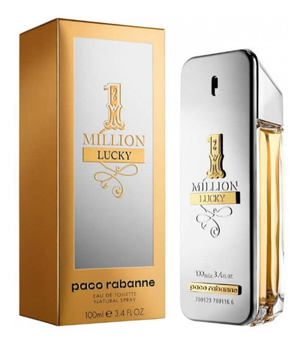 Perfume Importado Hombre One Million Lucky Eau De Toilette X100 Ml