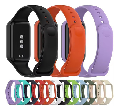 Correa Silicona Compatible Con Xiaomi Smart Band 8 Active