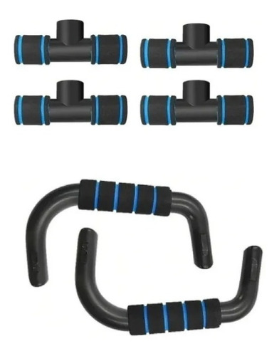 Barras Paralelas Push Up Importadas Flexiones Calistenia Gym Color Black
