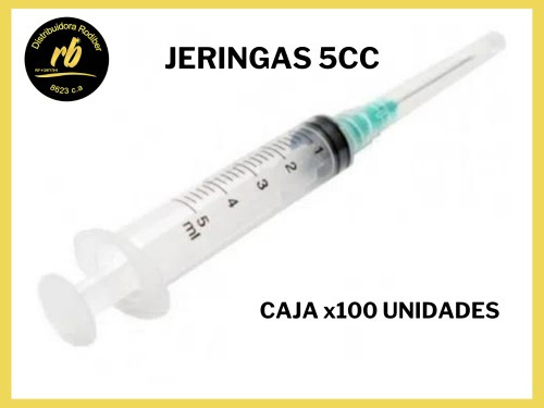 Jeringas 3cc Caja X100 Unidades