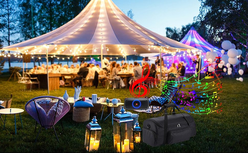 Funda Protectora Acolchada Impermeable Para Jbl Partybox On The Go, Bolsa De Transporte Portátil Con Bolsillos Para Micrófonos Y Accesorios, Antigolpes