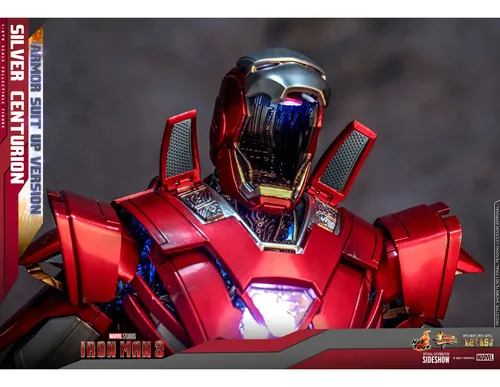 Hot Toys Mms618 Iron Man 3 Mark 33 Silver Centurion Diecast