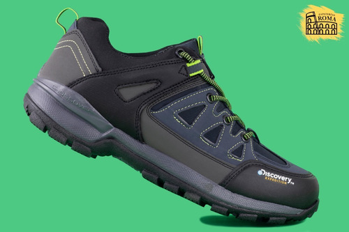Imagen 2 de 8 de Tenis Outdoors Estilo Senderismo Discovery 2321 Azul Marino