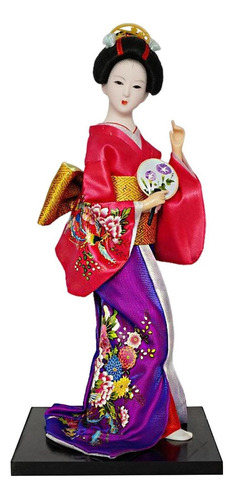 Muñeca Geisha Japonesa Pulgadas Geisha Asiática , Hogar,