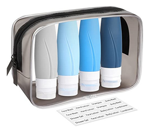 Botellas De Viaje Portátiles Aprobadas Por La Tsa, Contenedo