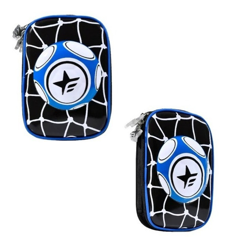 Imagen 1 de 5 de Cartuchera 2 Pisos Termoformada Gamer Play Futbol Footy Ed