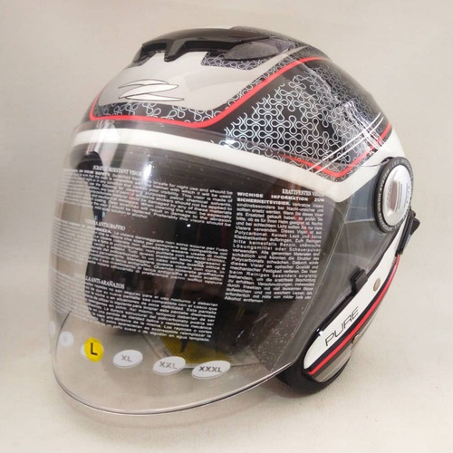 Casco Semi Integral Doble Visor / Talla L / Zeus 