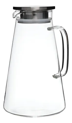 Jarra De Vidro Borossilicato Com Tampa De Inox 1,8 Litros