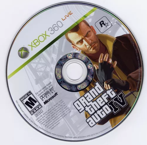 Gta Iv Grand Theft Auto 4 Jogo Xbox 360 destrav