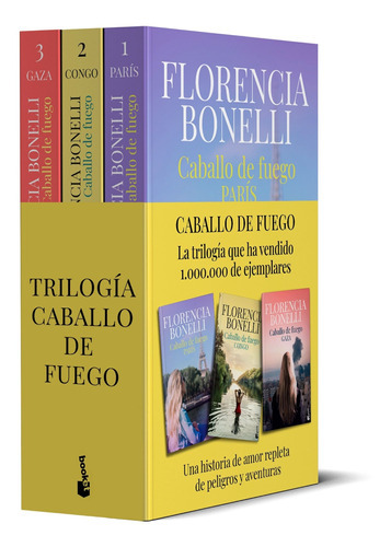 Pack Trilogia Caballo De Fuego, De Florencia Bonelli. Editorial Booket, Tapa Blanda En Español, 2022
