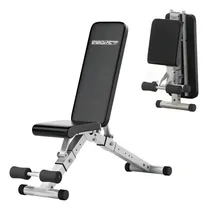 Comprar Banco De Pecho Plano Regulable Energy Fit Con Abdominales Gym Plegable