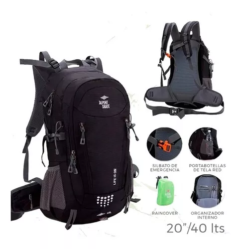 Mochila Alpine Skate Trekking 40 Litros Cobertor 26903