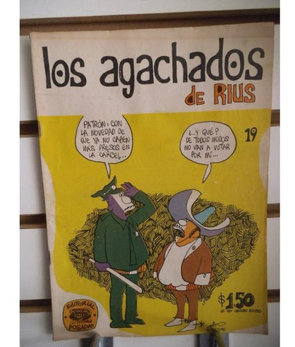 Comic Los Agachados De Rius 19 Editorial Posada Vintage 