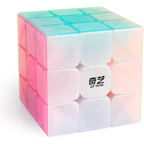 D-fantix Qy Toys Warrior W 3x3 Speed Cube Jelly 3x3x3 Rompe