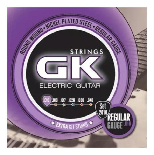 Encordado Guitarra Electrica Gk 2010 Regular