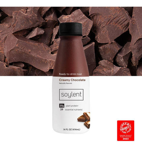 Soylent Batido De Reemplazo De Comida De Chocolate Cremoso A