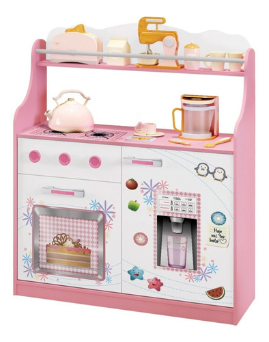 Armario Cocina Infantil Niña Mueble Organizador  Juguetes