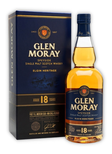 Glen Moray Elgin Heritage Whisky 18 Años 700ml C/estuche