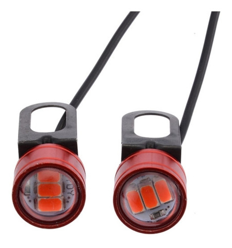 Neblinero Led Rojo Para Motos, Scooter, Bicimotos Y Autos