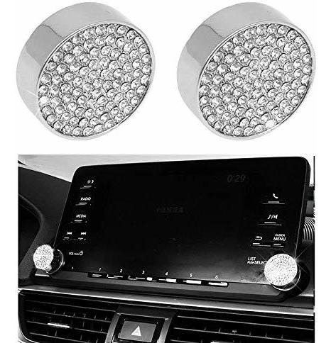 Senauto 2pcs Bling Navegación Táctil De La Pantalla Botón Pe