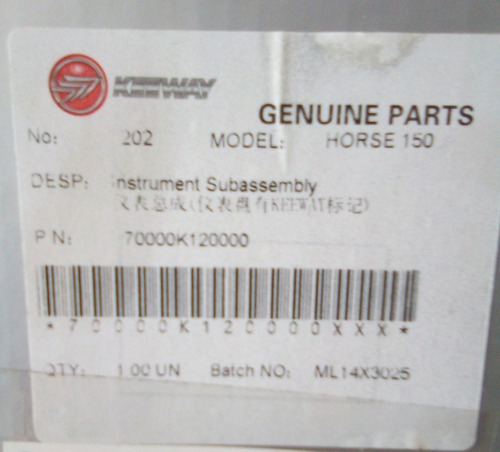 Imagen 5 de 6 de Tacómetro De Horse I Original Keeway
