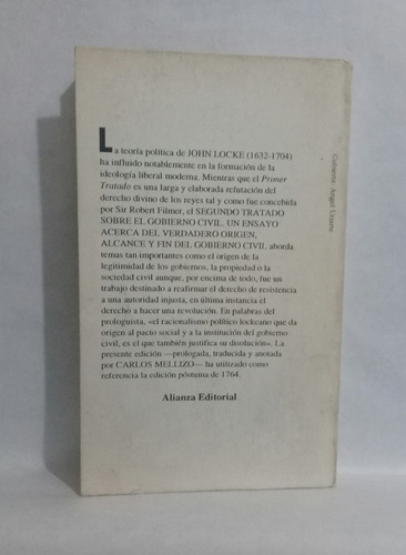 Imagen 4 de 10 de Segundo Tratado Sobre El Gobierno Civil De John Locke