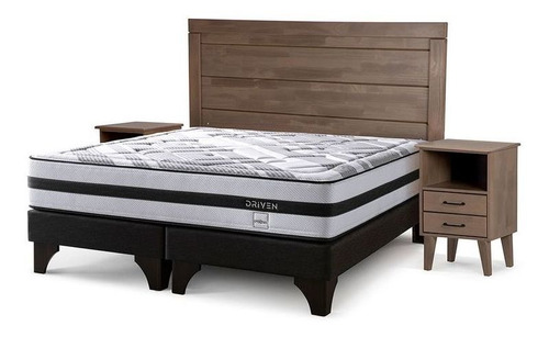 Rosen Cama Europea Driven 2 Plazas Con Muebles Sicilia