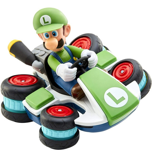 World Of Nintendo Carro Control Remoto Mini Luigo Kart 8